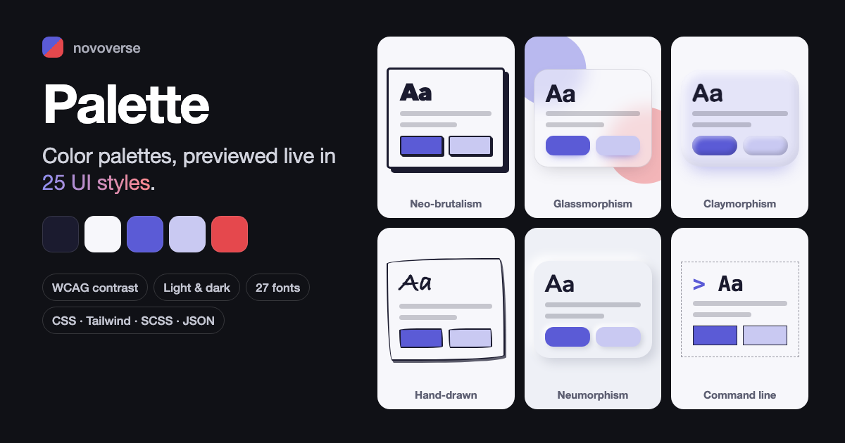 Built a tool to see how colors actually look on a real UI for Web/Mobile